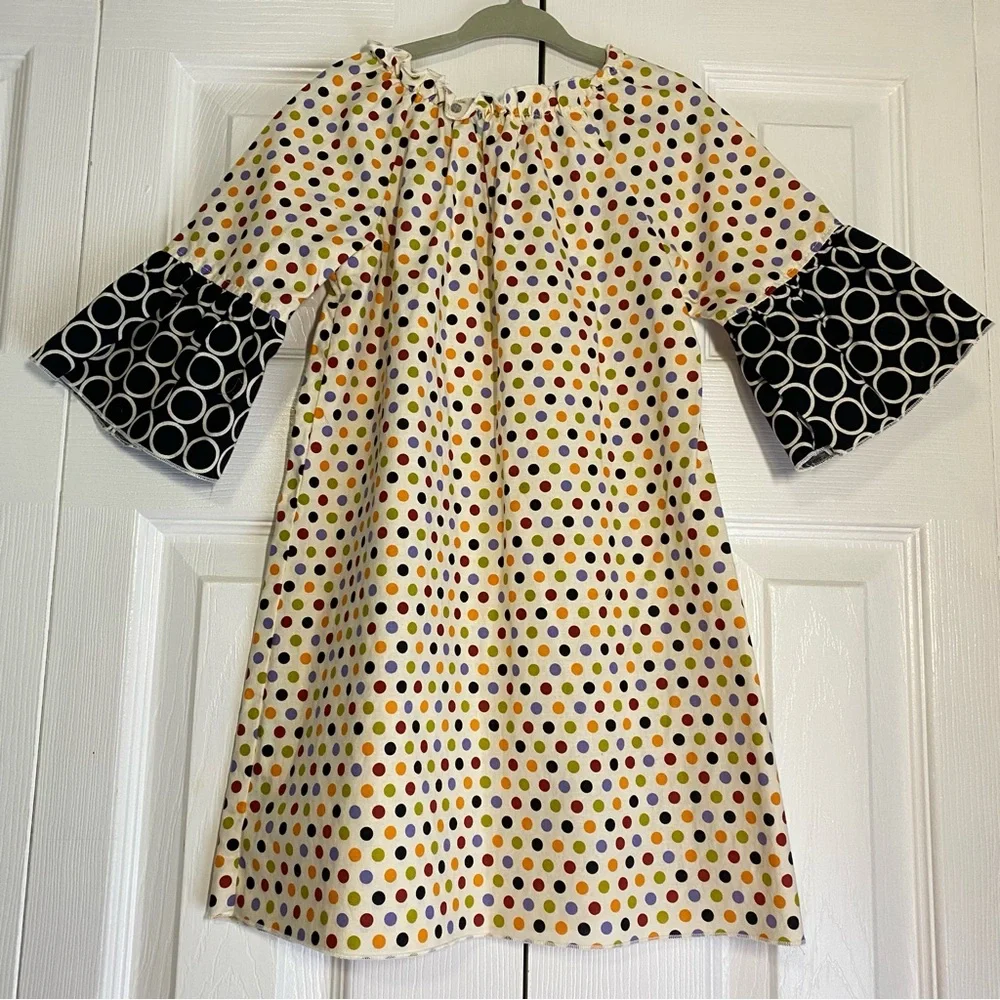 Lolly Wolly Dress Polka Dot Black Cat Halloween 3T